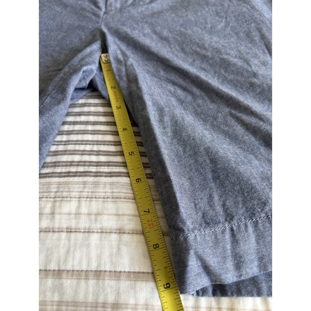 Brooks Brothers Lightweight Advantage Chino Shorts Mens 36" Waist 9" Inseam Blue - Picture 7 of 8